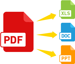 PDF to XLC DOC PPT