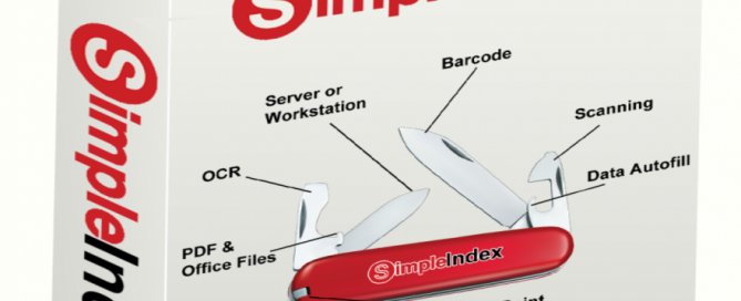 SimpleIndex Document Scanning and OCR Tool