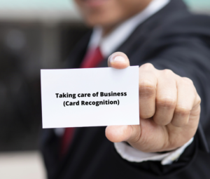 Taking Care of Business Card Recognition